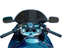 Rehausseur de Guidon (32mm plus haut + 38mm vers l'arrière) pour Honda VFR800 / VFR800 VTEC